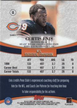 1999 Topps Gold Label - Class 2 #66 Curtis Enis Back