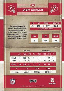2008 Playoff Contenders #50 Larry Johnson Back