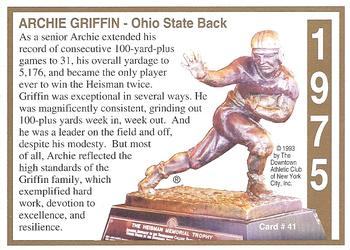 1993 Heisman Collection III #41 Archie Griffin Back