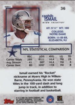 2000 Topps Gold Label - Class 3 #36 Raghib Ismail Back
