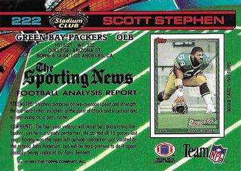 1991 Stadium Club - Super Bowl XXVI #222 Scott Stephen Back