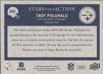2009 Philadelphia #390 Troy Polamalu Back
