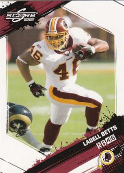 2009 Score #298 Ladell Betts Front