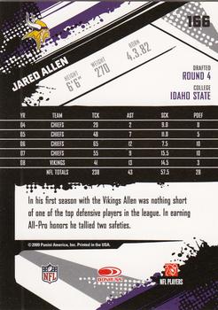 2009 Score Inscriptions #166 Jared Allen Back