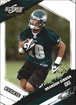 2009 Score Inscriptions #312 Brandon Gibson Front