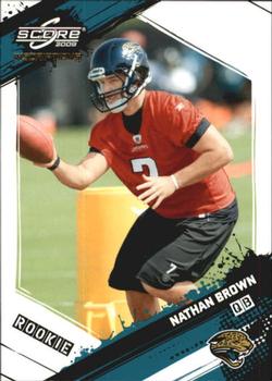2009 Score Inscriptions #378 Nathan Brown Front