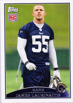 2009 Topps #425 James Laurinaitis Front