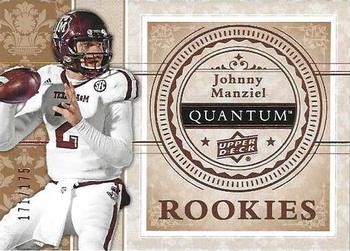 2013 Upper Deck Quantum - '14 Draft Picks #XRC-2 Johnny Manziel Front