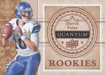 2013 Upper Deck Quantum - '14 Draft Picks #XRC-18 David Fales Front