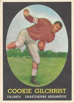 1958 Topps CFL #28 Cookie Gilchrist Front