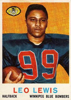 1959 Topps CFL #3 Leo Lewis Front
