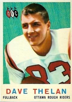 1959 Topps CFL #58 Dave Thelen Front