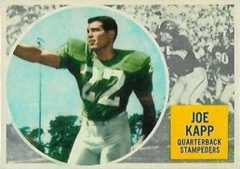 1960 Topps CFL #25 Joe Kapp Front