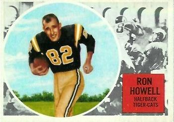 1960 Topps CFL #36 Ron Howell Front