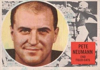 1960 Topps CFL #39 Peter Neumann Front
