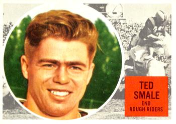 1960 Topps CFL #66 Ted Smale Front