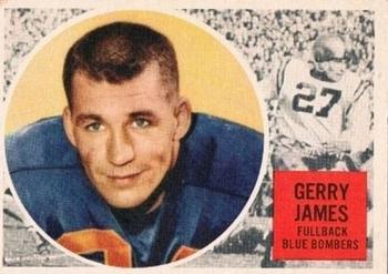 1960 Topps CFL #81 Gerry James Front
