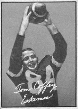 1961 Topps CFL #33 Tom Coffey Front