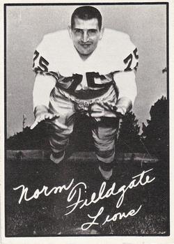 1961 Topps CFL #3 Norm Fieldgate Front