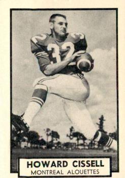 1962 Topps CFL #79 Howard Cissell Front