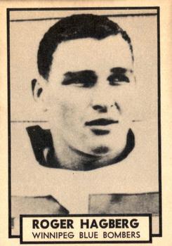 1962 Topps CFL #154 Roger Hagberg Front