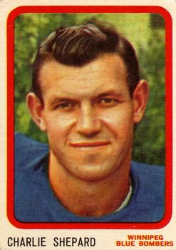 1963 Topps CFL #81 Charlie Shepard Front