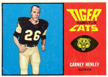 1964 Topps CFL #34 Garney Henley Front