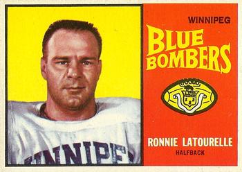 1964 Topps CFL #86 Ronnie Latourelle Front