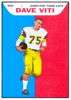 1965 Topps CFL #58 Dave Viti Front