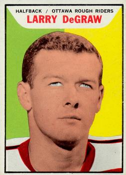 1965 Topps CFL #76 Larry DeGraw Front