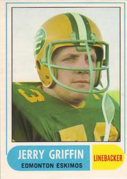1968 O-Pee-Chee CFL #114 Jerry Griffin Front