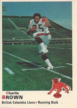 1970 O-Pee-Chee CFL #29 Charlie Brown Front