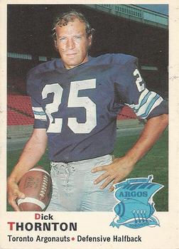 1970 O-Pee-Chee CFL #8 Dick Thornton Front