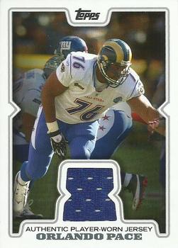 2008 Topps - Jersey Relics #R-OP Orlando Pace Front