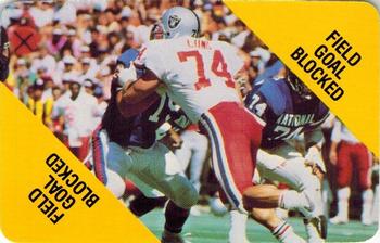 1988 MacGregor NFL Game Cards #NNO Field Goal Blocked Front