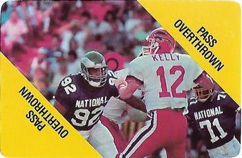 1988 MacGregor NFL Game Cards #NNO Pass Overthrown Front