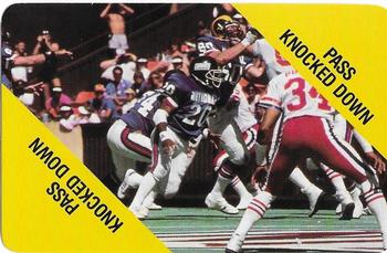 1988 MacGregor NFL Game Cards #NNO Pass Knocked Down Front