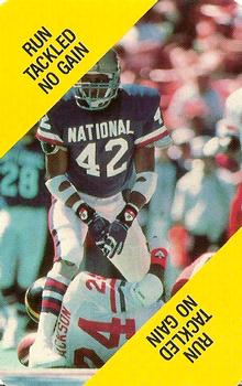 1988 MacGregor NFL Game Cards #NNO Run Tackled No Gain Front