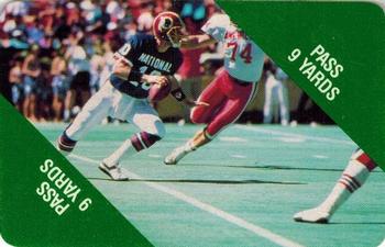 1988 MacGregor NFL Game Cards #NNO Pass 9 Yards Front