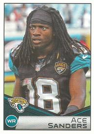 2014 Panini Stickers #155 Ace Sanders Front