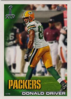 2011 Topps Green Bay Packers Super Bowl XLV #SBXLV-4 Donald Driver Front