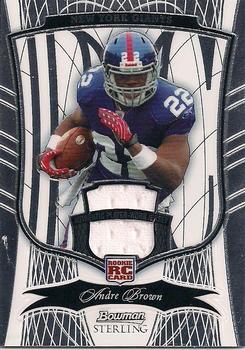 2009 Bowman Sterling #173 Andre Brown Front