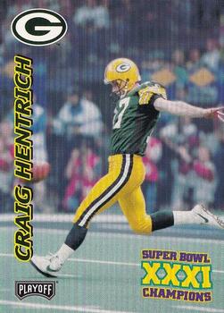 1997 Playoff Green Bay Packers Super Sunday #9 Craig Hentrich Front