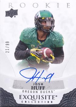 2013 Upper Deck Exquisite Collection - 2014 Exquisite Preview Rookie Signatures #ER-JH Josh Huff Front