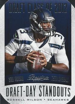 2014 Panini Prestige - Draft Day Standouts #4 Russell Wilson Front