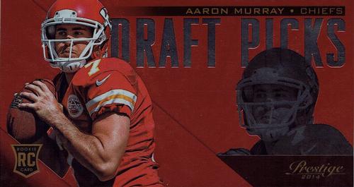 2014 Panini Prestige - Draft Picks Jumbo Red Retail #2 Aaron Murray Front