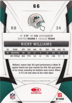 2009 Donruss Certified #66 Ricky Williams Back