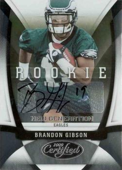 2009 Donruss Certified #134 Brandon Gibson Front
