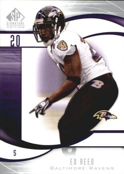 2009 SP Signature #144 Ed Reed Front