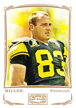 2009 Topps Mayo #102 Heath Miller Front
